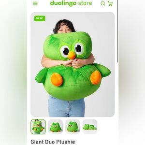 ISO Giant Edition Duo Plushie stands at 22 inches tall